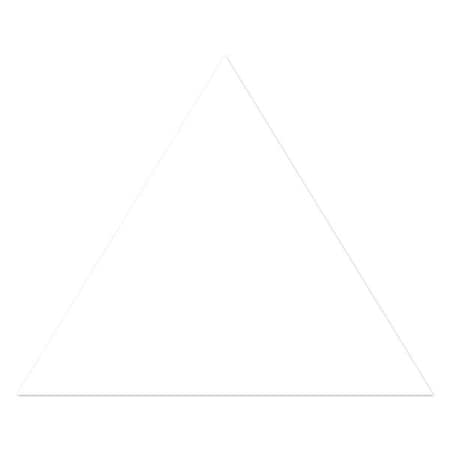 Ergomat 16in DuraStripe Xtreme Arrow Head DuraStripe White, 9PK DSX-ARROWHEAD-16-W-KIT